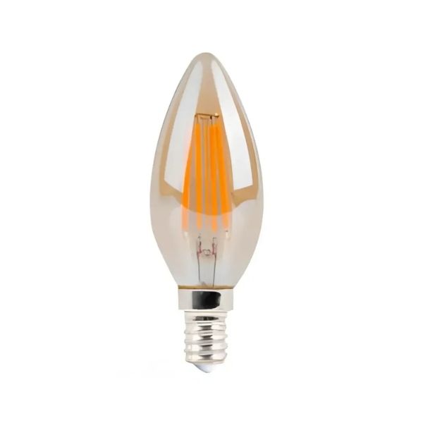 Bombillo LED vintage vela 4W