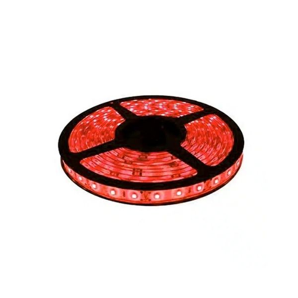 Cinta tira LED 12V DC 5050 IP20 roja (5 metros)