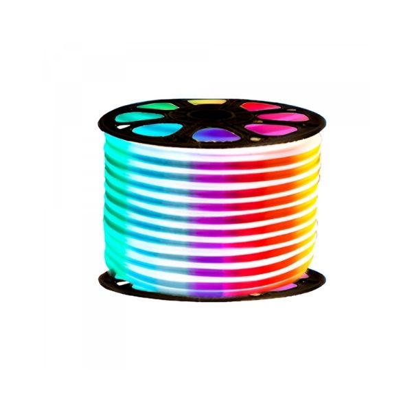 Cinta tira LED neon 120V IP65 RGB (100 metros) sin conector