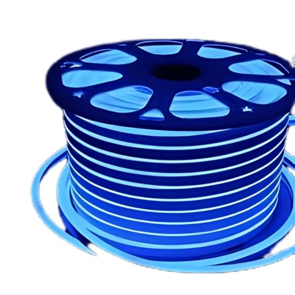 Cinta tira LED neon ultraflex 12v IP65 azul (5 metros) sin conector