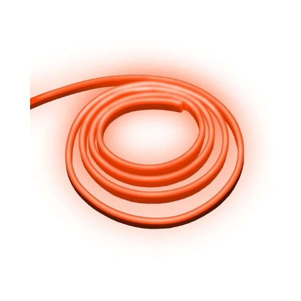 Cinta tira LED neon ultraflex 12v IP65 naranja (5 metros) sin conector