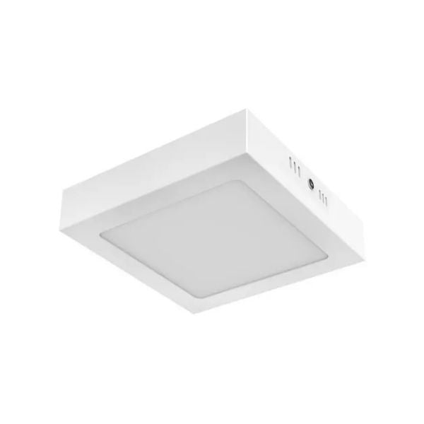 Plafon LED cuadrado de techo sobreponer 18W 6500K