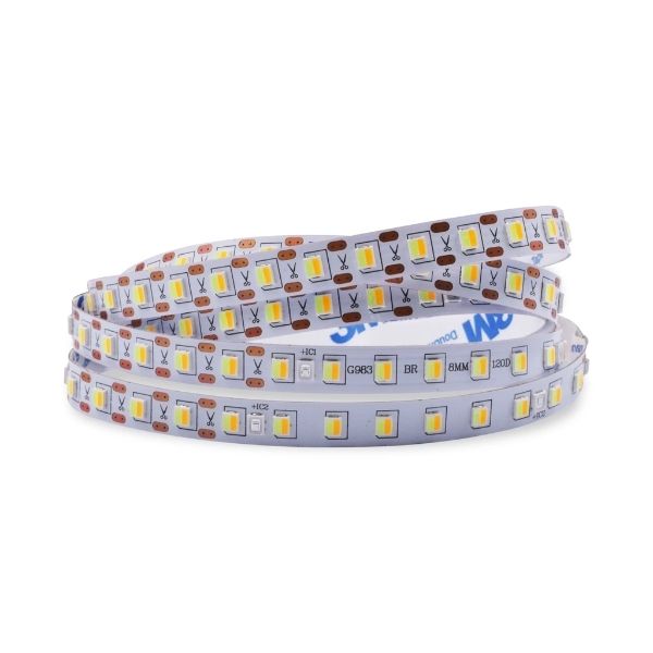 Cinta tira LED 12V DC 5050 IP20 rosa (5 metros)