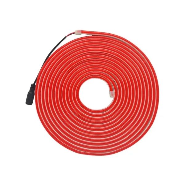Cinta tira LED neon ultraflex 12v IP65 rojo (5 metros) sin conector
