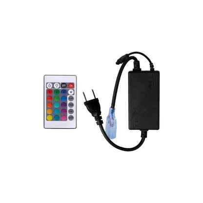 Controlador y conector cinta tira LED 12V RGB (capacidad max 20 metros)