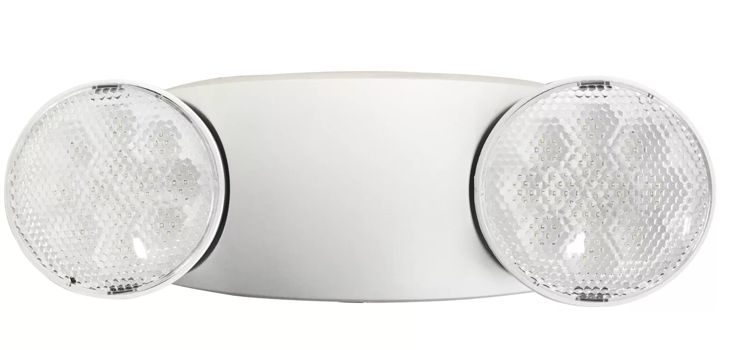 Emergencia LED lampara recargable circular 2 luces