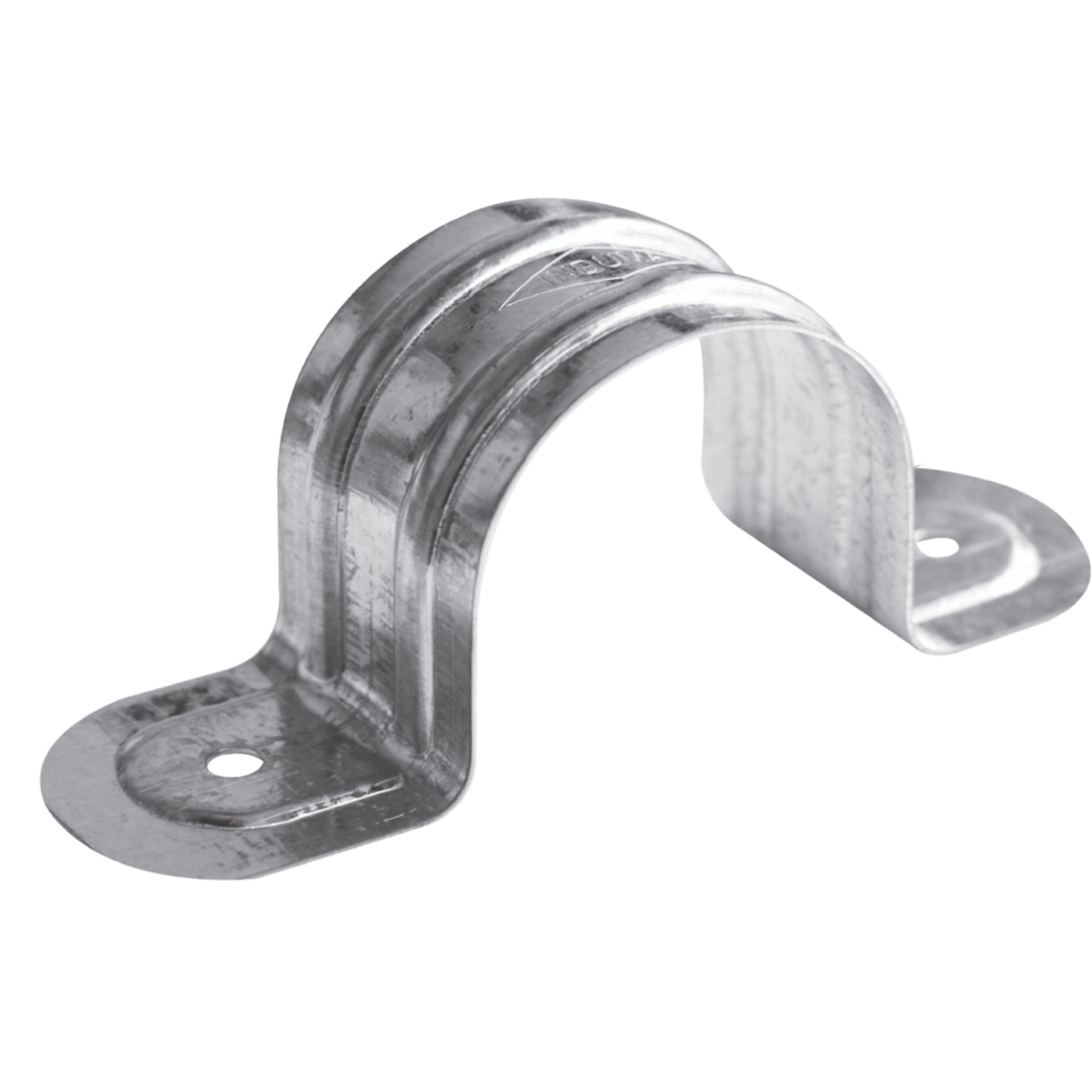 Accesorio grapa metalica 4 Pulgada aleta doble soporte tuberia EMT PVC