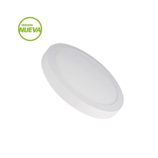 Panel LED Redondo Sobreponer 18W 6500K 8" P2718036 -  Sylvania