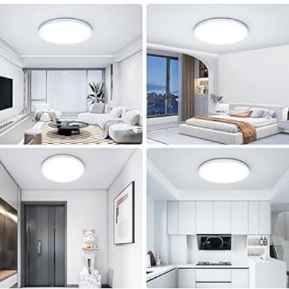 Plafon LED circular de techo sin borde sobreponer 36W 6500K