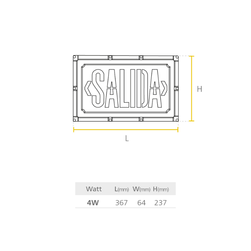 Sylvania SYL-SECURE LED Emergencia/Aviso P40164 - Luminaria antiexplosión